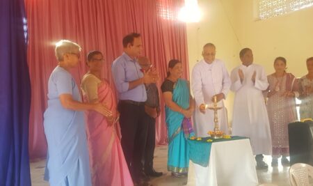 Senior Citizen Club inaugurated at Pernal Church.