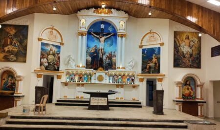 New Look of Our Church Alter & inner View.