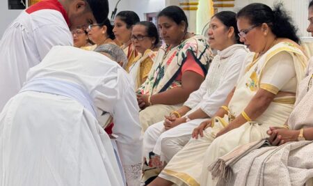 Celebration of Lord’s Supper and day of instituting Priesthood.