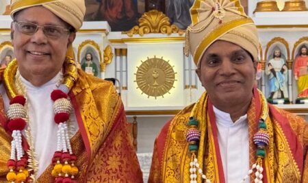 Farewell program to Parish Priest and Resident Priest.
