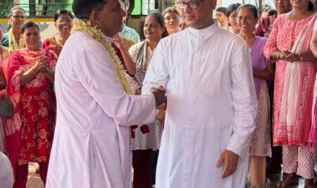 Initiation of Fr Pascal Menezes to his new mission.