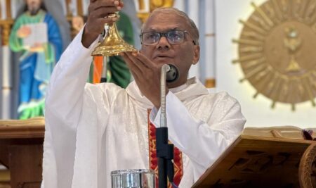 Fatima Church, Pernal Celebrates the Feast of the Assumption and 80th Independence Day